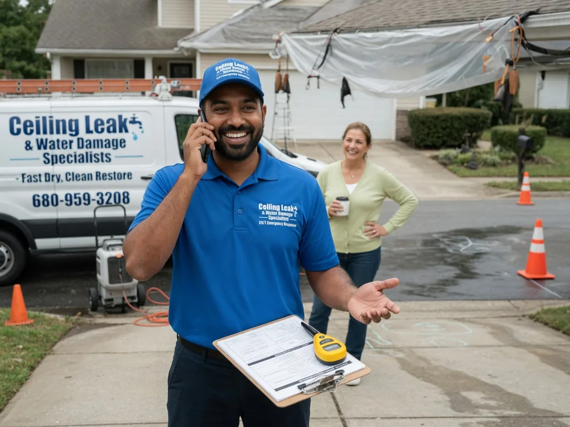 Ceiling Leak Cleanup Erie, KS FAQs